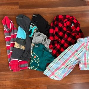 Boys size 8 bundle of tops